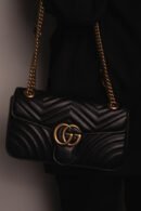 Gucci Marmont bag Black Leather  MINI