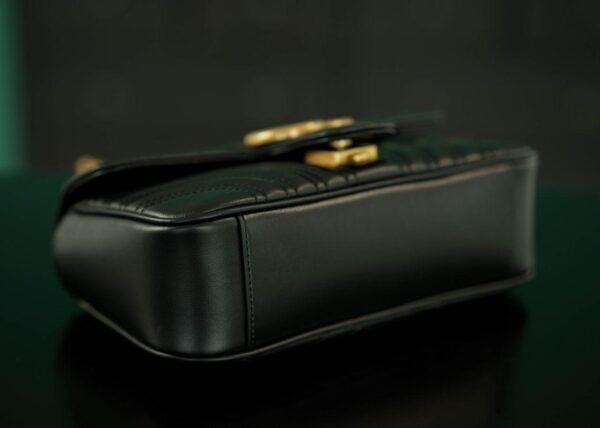 Gucci Marmont bag Black Leather  MINI - Slika 6