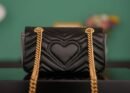 Gucci Marmont bag Black Leather  MINI