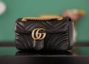 Gucci Marmont bag Black Leather  MINI