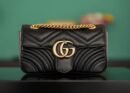 Gucci Marmont bag Black Leather  MINI
