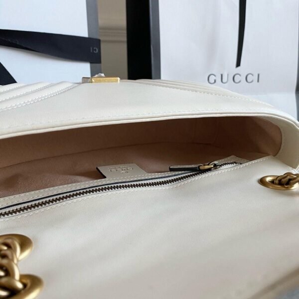 Gucci Marmont shoulder bag BIJELA, MEDIUM - Slika 7