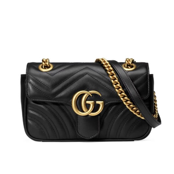 Gucci Marmont bag Black Leather  MINI