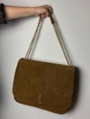 YSL Jamie 4.3 smeđa brušena koža