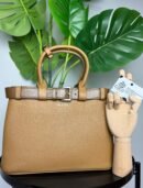 PRADA buckle medium bag - smeđa