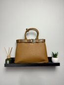 PRADA buckle medium bag - smeđa