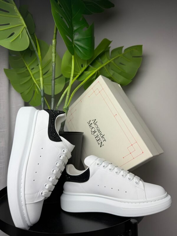 Alexander McQueen Shiny Black / White - Slika 3