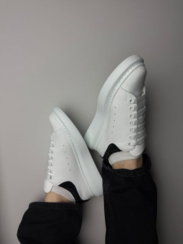 Alexander McQueen Shiny Black / White - Slika 4