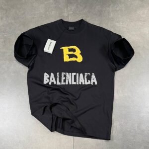 Majica Balenciaga kratki rukavi crna