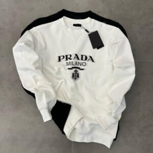 Majica Prada bijela dugi rukavi
