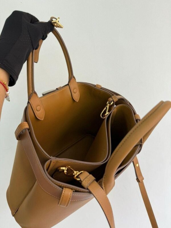 PRADA buckle medium bag - smeđa - Slika 3