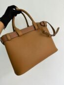 PRADA buckle medium bag - smeđa