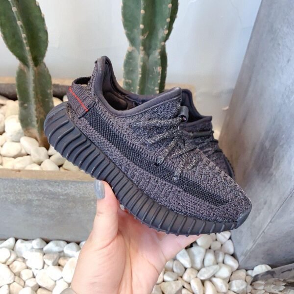Adidas YEEZY BOOST 350 V2 KIDS Black Reflective - Slika 7