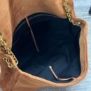 YSL Jamie 4.3 smeđa brušena koža