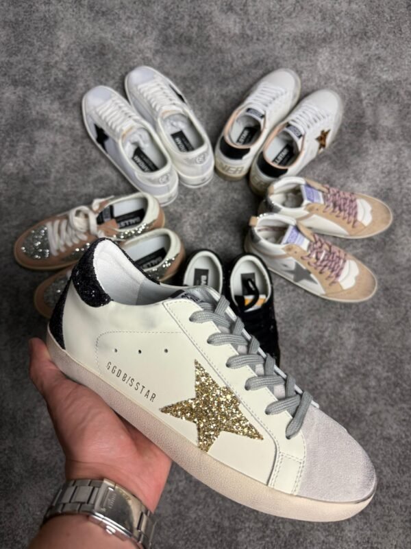 Golden Goose GOLD STAR (Classic with spur White/Ice/Gold/Black) - Slika 19