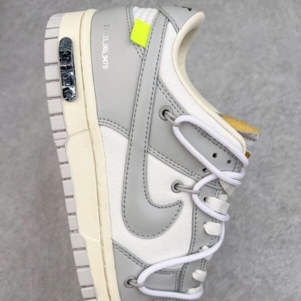 Nike Dunk OFF White Low "Grey-White" - Slika 9