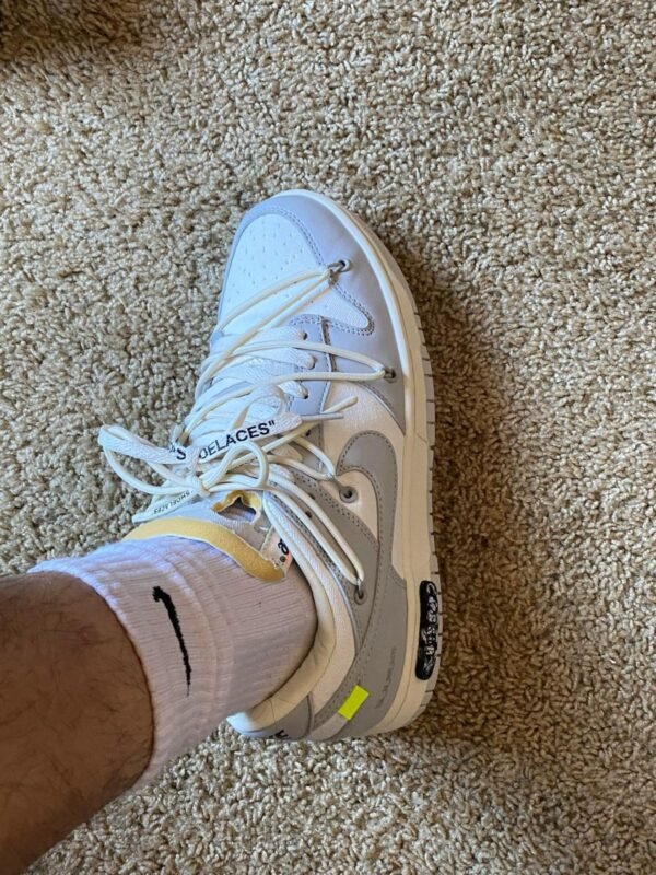 Nike Dunk OFF White Low "Grey-White" - Slika 15