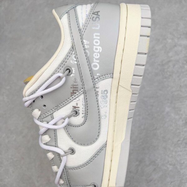 Nike Dunk OFF White Low "Grey-White" - Slika 10