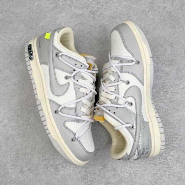 Nike Dunk OFF White Low "Grey-White" - Slika 13
