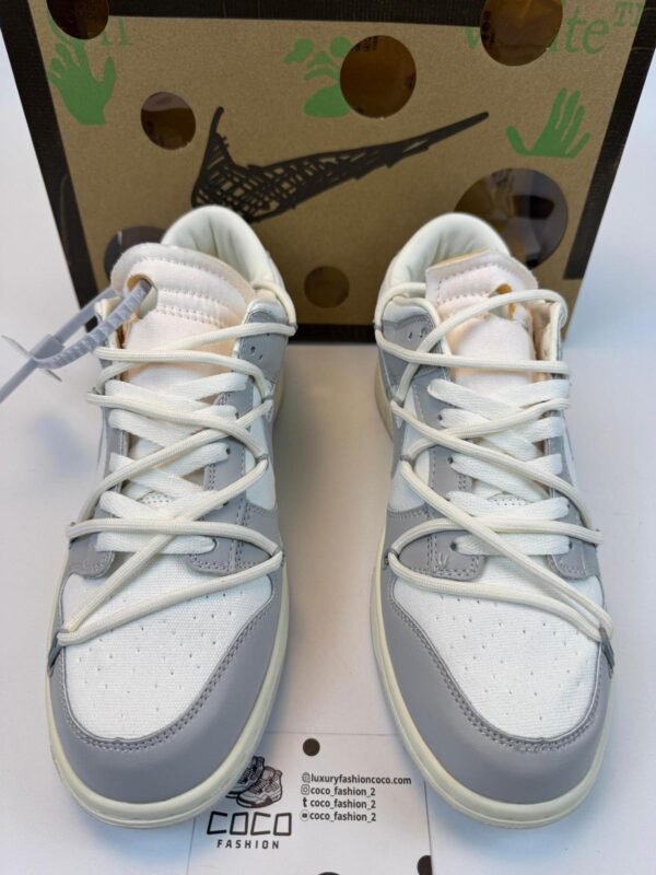 Nike Dunk OFF White Low "Grey-White" - Slika 2