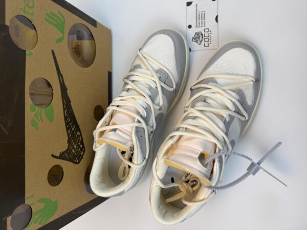 Nike Dunk OFF White Low "Grey-White" - Slika 4
