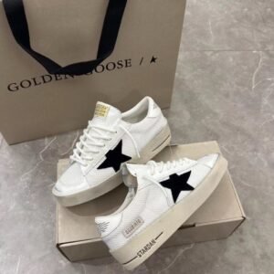 Golden Goose Stardan White (Black star)