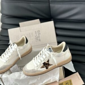 Golden Goose Ball Star White/Leopard star