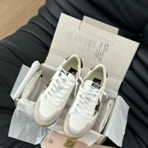 Golden Goose Ball Star White/Leopard star