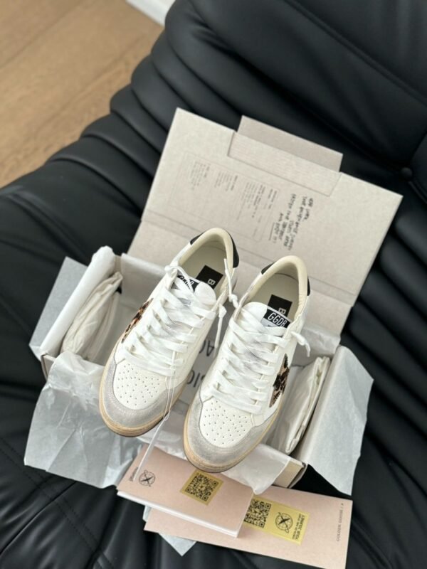 Golden Goose Ball Star White/Leopard star - Slika 5