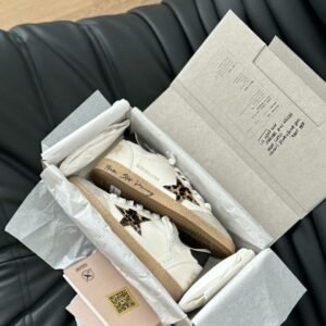 Golden Goose Ball Star White/Leopard star