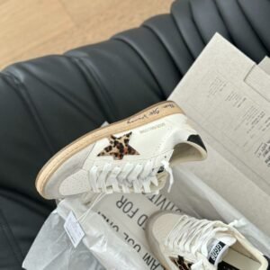 Golden Goose Ball Star White/Leopard star