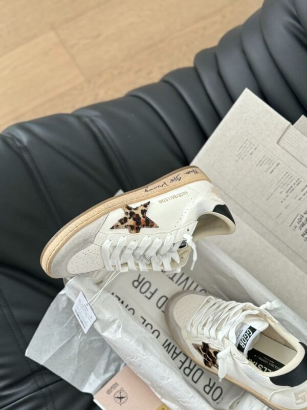 Golden Goose Ball Star White/Leopard star - Slika 9