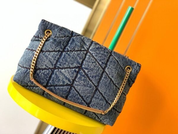 YSL Saint Laurent Puffer Denim - Slika 4