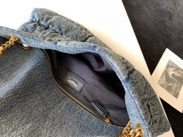 YSL Saint Laurent Puffer Denim - Slika 6