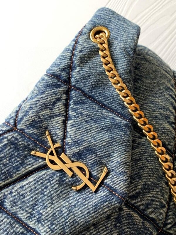 YSL Saint Laurent Puffer Denim - Slika 7