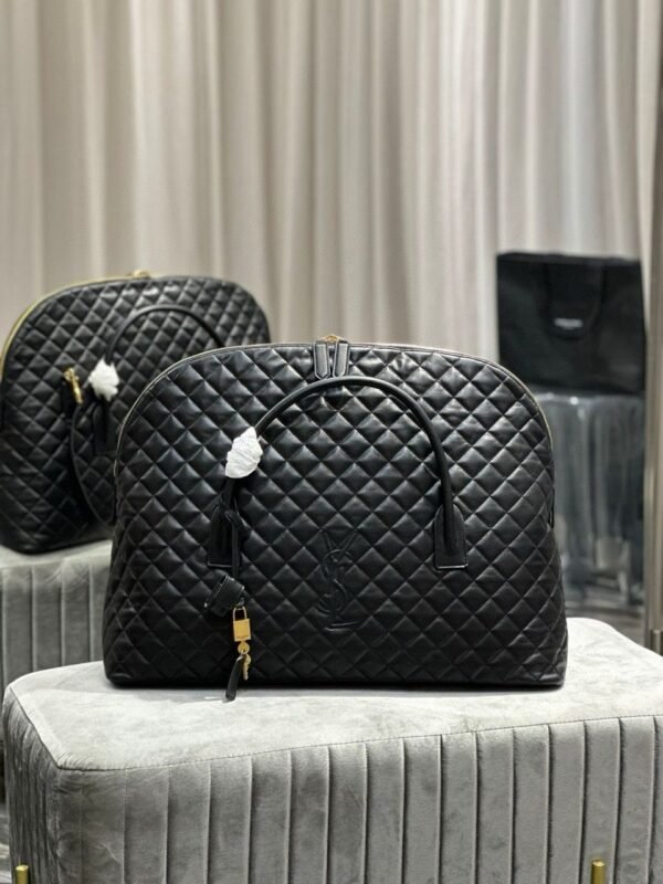 YSL Saint Laurent ES Giant Travel Bag in Smooth Quilted Leather with Gold Hardware - Slika 6