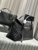 YSL Saint Laurent ES Giant Travel Bag in Smooth Quilted Leather with Gold Hardware