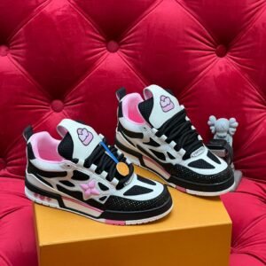 Louis Vuitton Skate Black Cream Pink