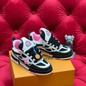 Louis Vuitton Skate Black Cream Pink