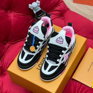 Louis Vuitton Skate Black Cream Pink