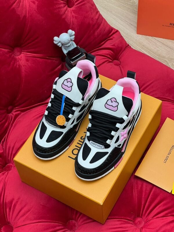Louis Vuitton Skate Black Cream Pink - Slika 5