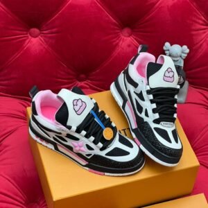 Louis Vuitton Skate Black Cream Pink