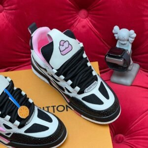 Louis Vuitton Skate Black Cream Pink