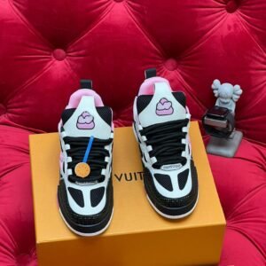 Louis Vuitton Skate Black Cream Pink