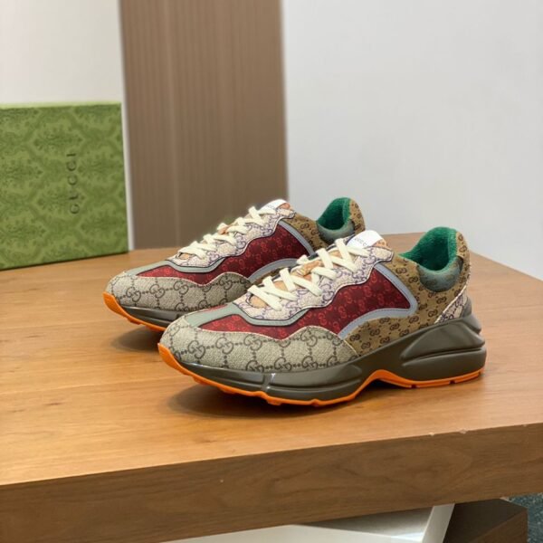 Gucci Rython "Beige Brick Red"