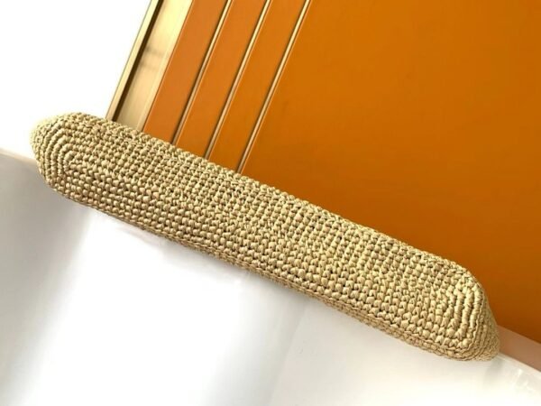 YSL Saint Laurent Natural Raffia Iace Shopping Tote - Slika 9
