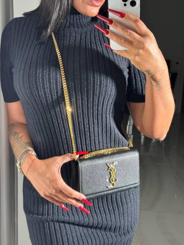 YSL Saint Laurent Kate Chain shoulder bag Brown - Slika 2