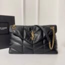 YSL Saint Laurent LouLou Puffer Black small