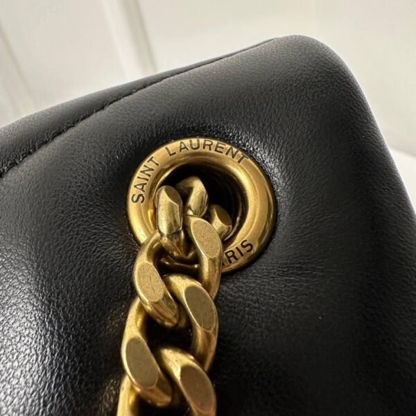 YSL Saint Laurent LouLou Puffer Black small - Image 4