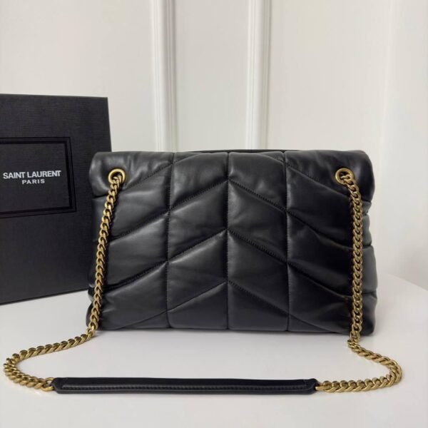 YSL Saint Laurent LouLou Puffer Black small - Image 5